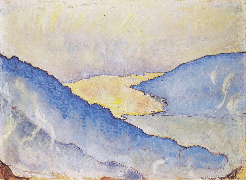 Ferdinand Hodler Abendnebel am Thunersee china oil painting image